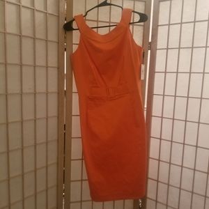 Calvin Klein Sun Set Orange Dress